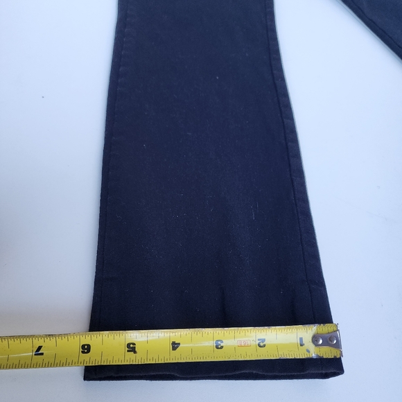 Banana Republic Size 6 Sloan Curvy Fit Slim Mid Waist Ankle Pant Trouser Black - Picture 4 of 12